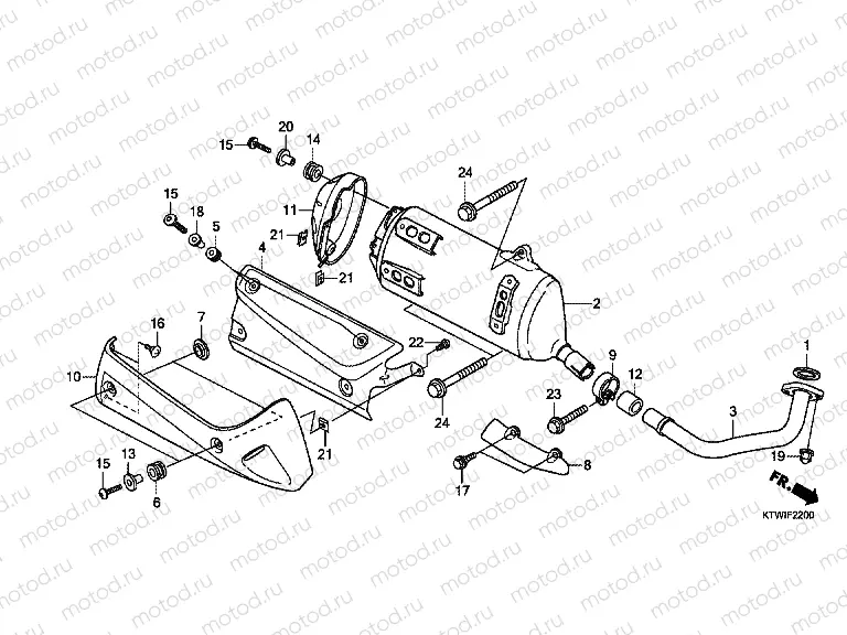 F-22 EXHAUST MUFFLER