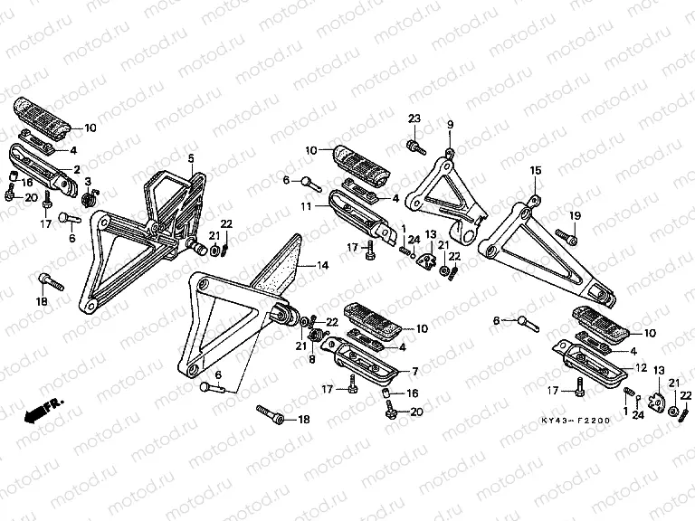 F-22 FOOTREST