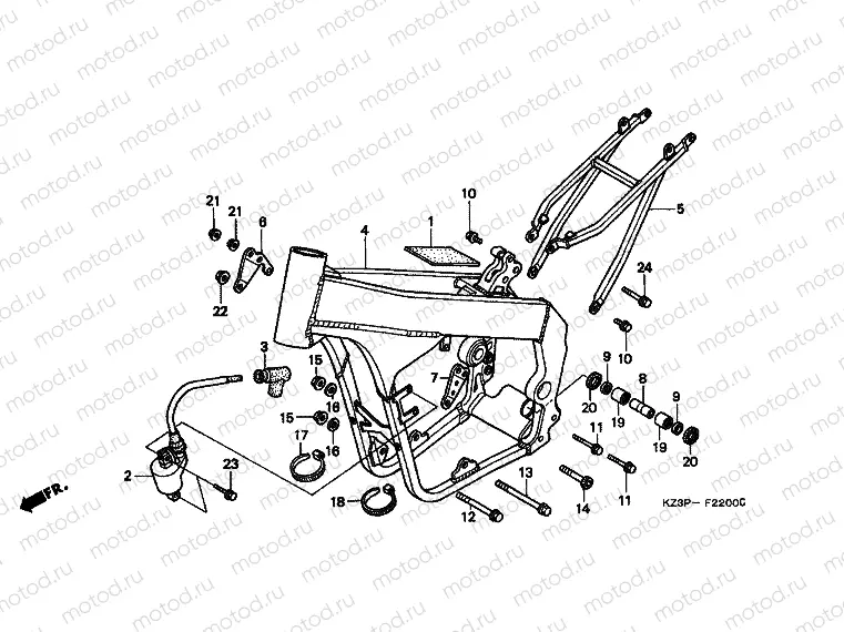 F-22 FRAME HOUSING (1)
