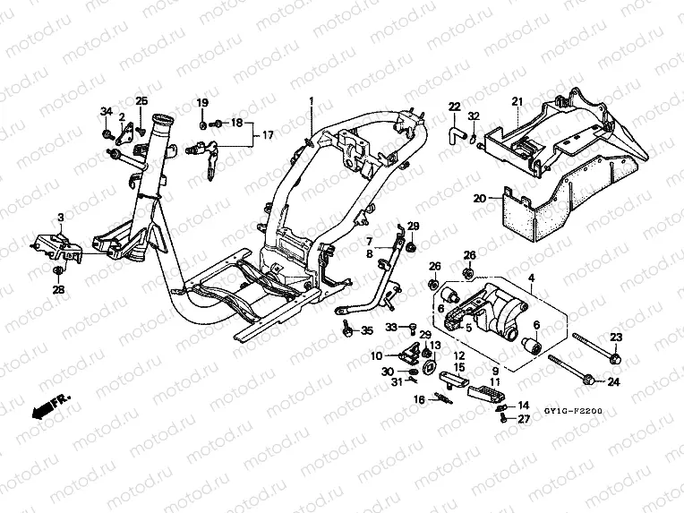 F-22 FRAME HOUSING