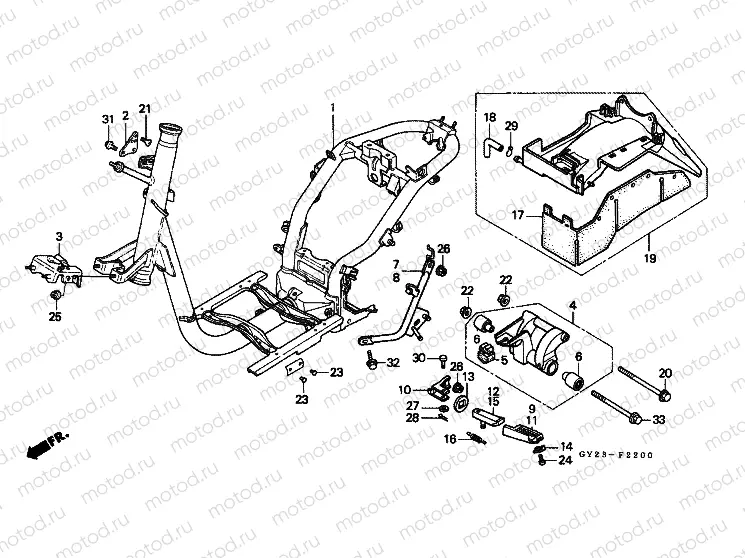 F-22 FRAME HOUSING
