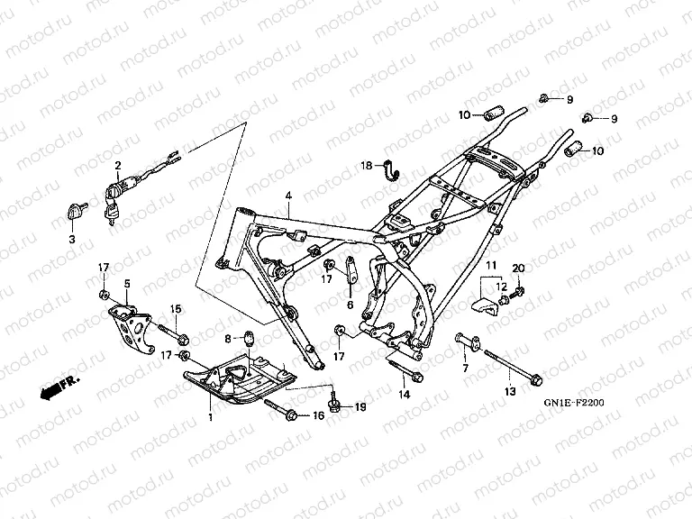 F-22 FRAME HOUSING