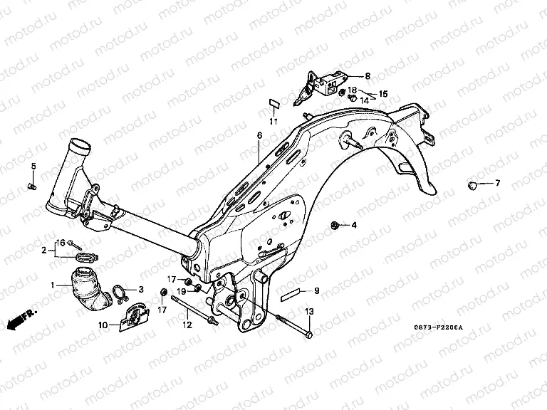 F-22 FRAME HOUSING