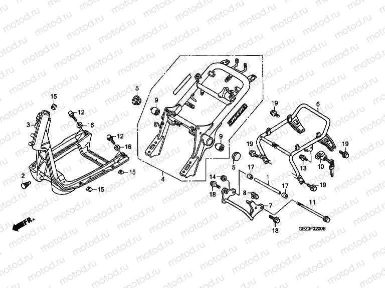 F-22 FRAME HOUSING (NPS503)