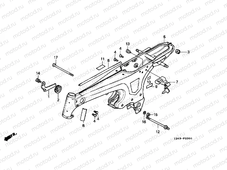 F-22 FRAME HOUSING (ST50C)