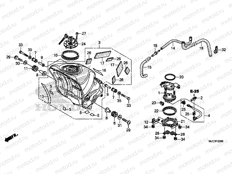 F-22 FUEL TANK / FUEL PUMP