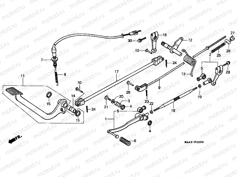 F-22 PEDAL (VT1100CS / CT)