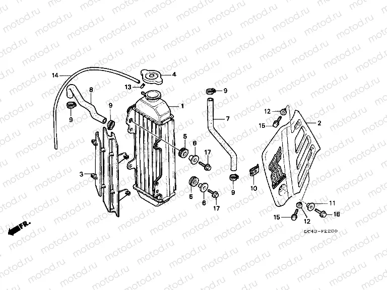 F-22 RADIATOR (RF / R2F / RG / R2G / RH)