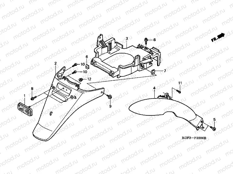 F-22 REAR FENDER