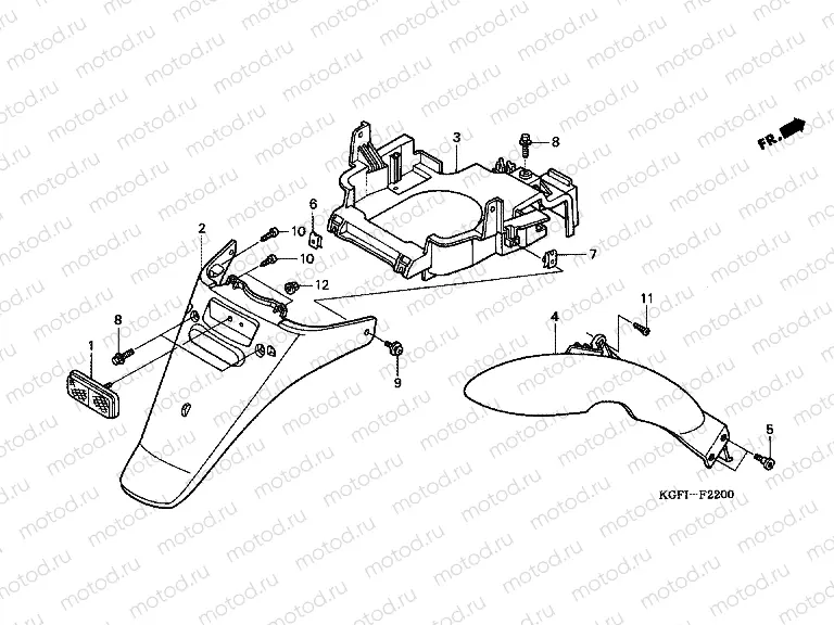 F-22 REAR FENDER