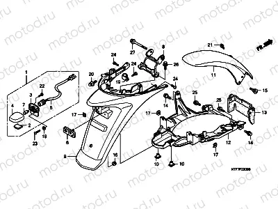 F-22 REAR FENDER