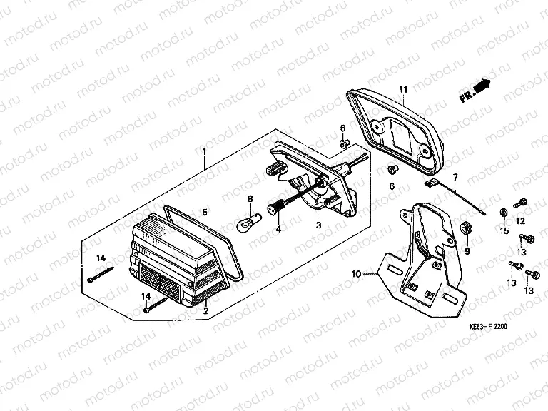 F-22 REAR LAMP