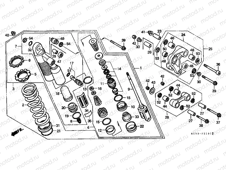 F-22 REAR SHOCK ABSORBER