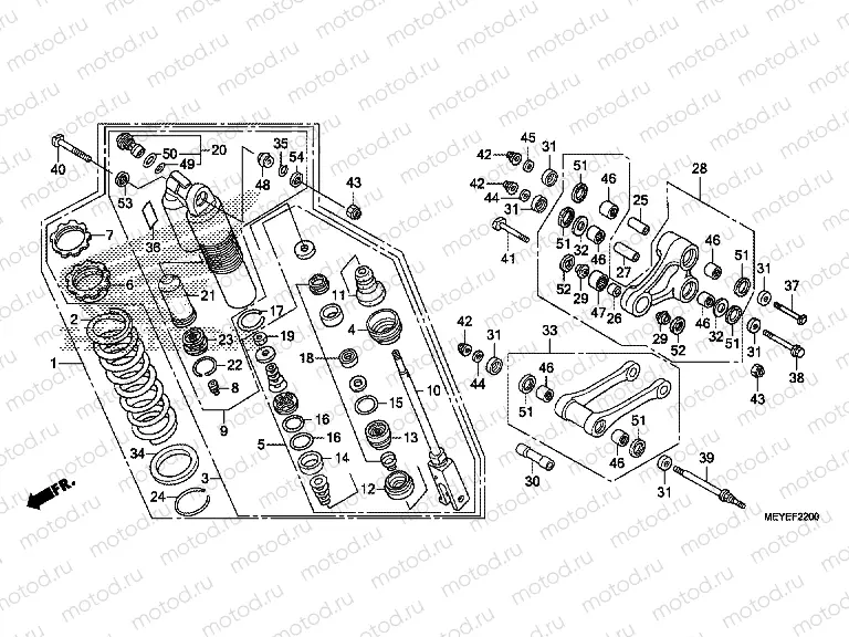 F-22 REAR SHOCK ABSORBER