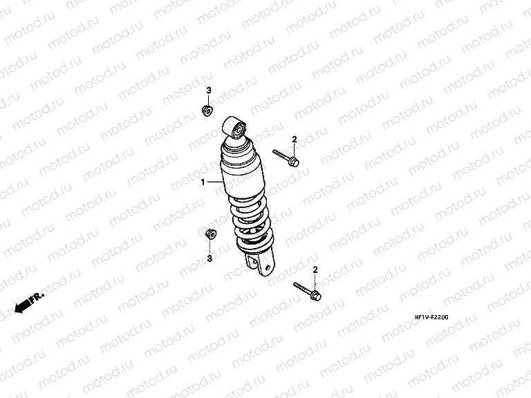 F-22 REAR SHOCK ABSORBER