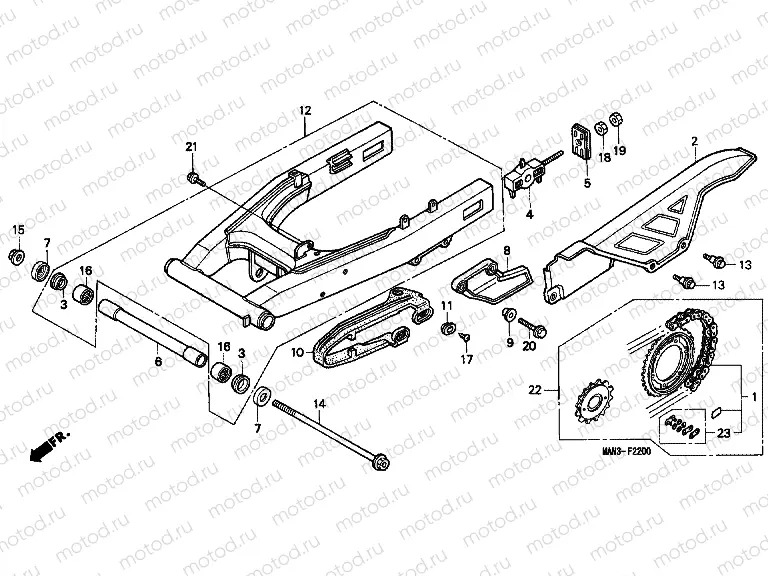 F-22 SWING ARM