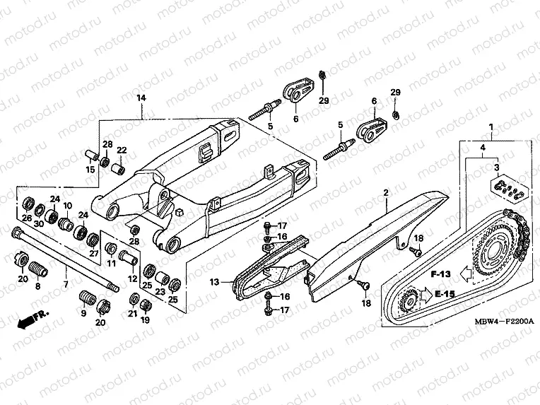 F-22 SWING ARM (99 / 00)