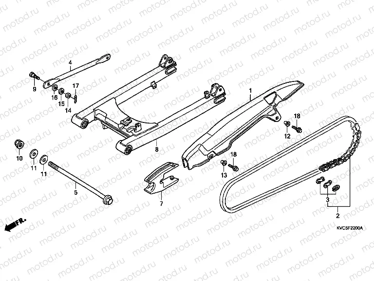 F-22 SWING ARM / CHAIN ​​CABINET (GLH1251SH / 2SH / 3SH)
