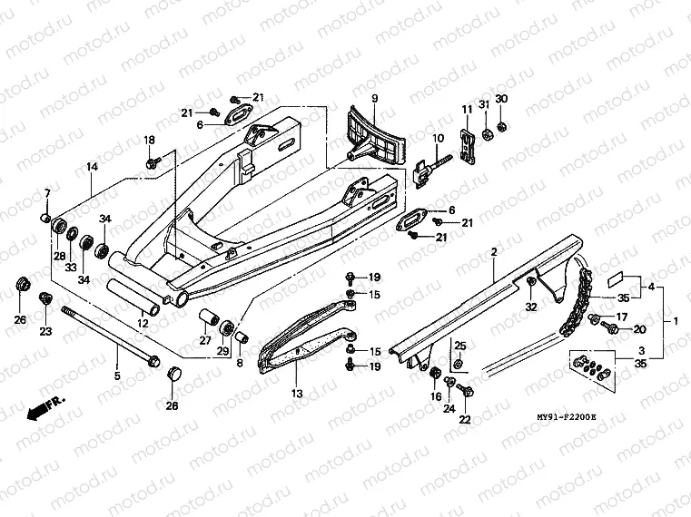 F-22 SWINGARM