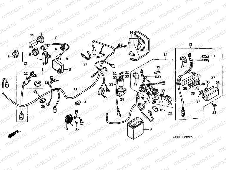 F-22 WIRING HARNESS