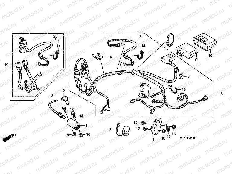 F-22 WIRING HARNESS