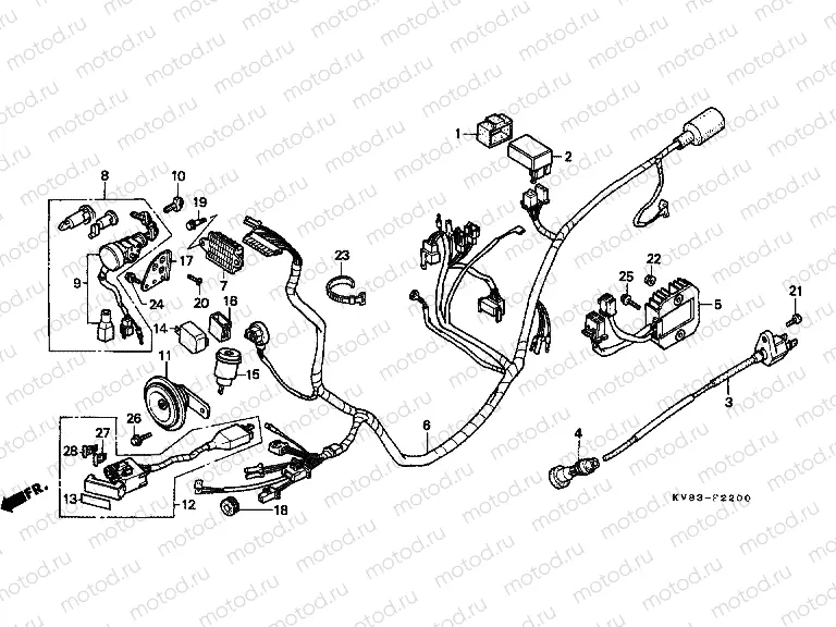 F-22 WIRING HARNESS