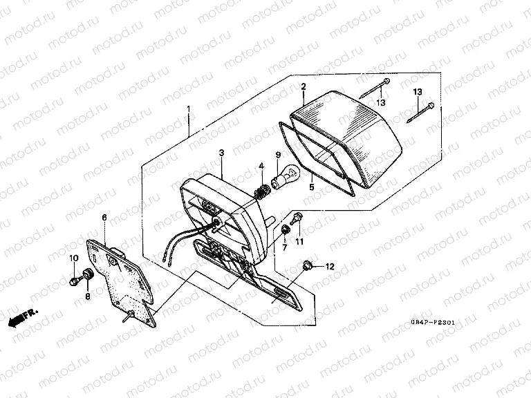 F-23-1 REAR LAMP (C50SP / C50ST)