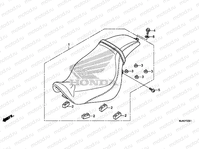 F-23-1 SEAT (VT750C2B / C2S)