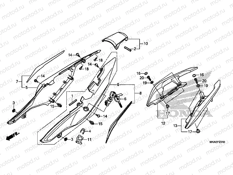 F-23-10 REAR COWL