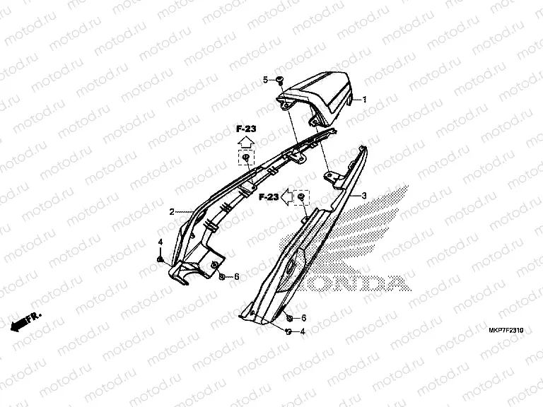 F-23-10 REAR COWL