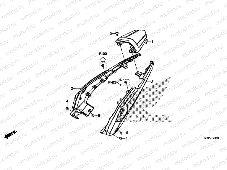 F-23-10 REAR COWL