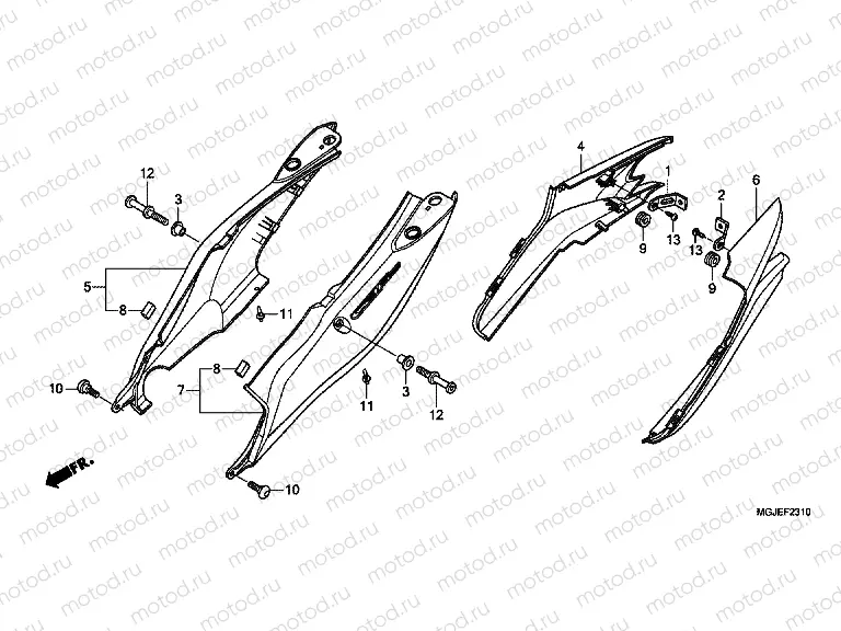 F-23-10 REAR ENGINE COVER