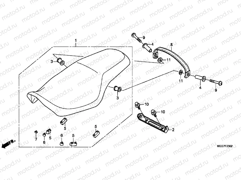F-23-2 SEAT (VT750S)