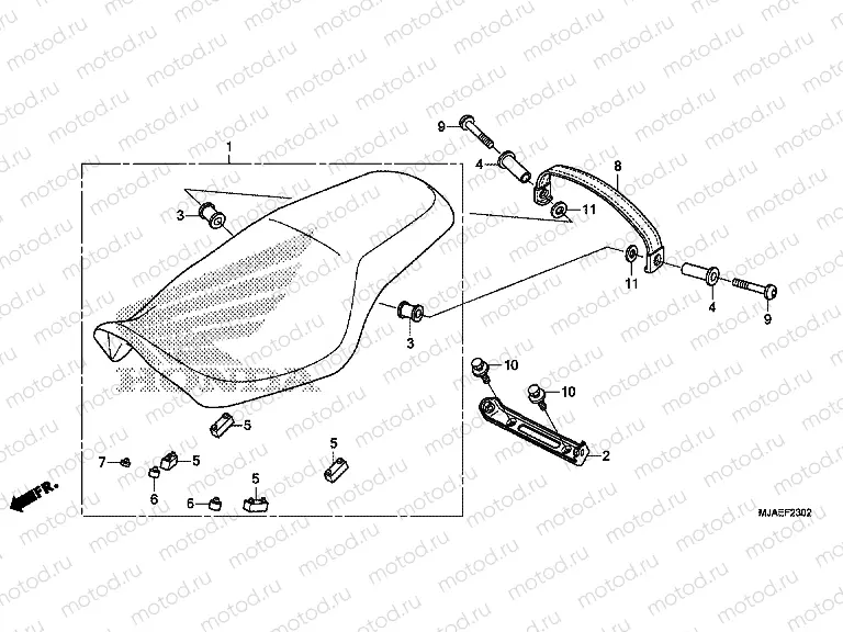 F-23-2 SEAT (VT750S)