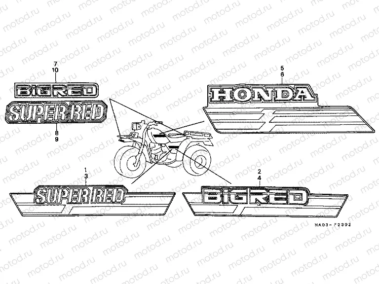 F-23-2 STRIP / EMBLEM (3)