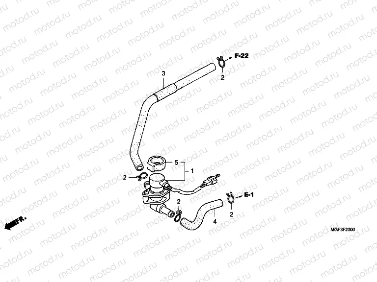 F-23 AIR CHARGER COMPRESSOR VALVE