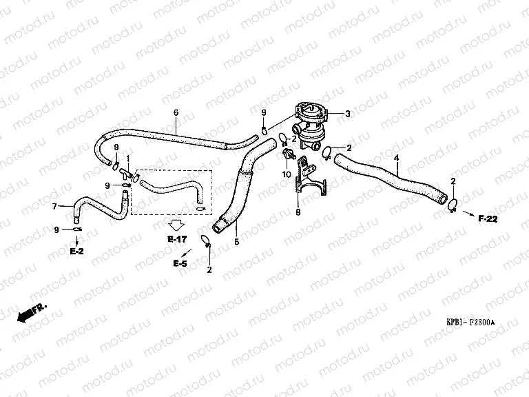 F-23 AIR CHARGER COMPRESSOR VALVE