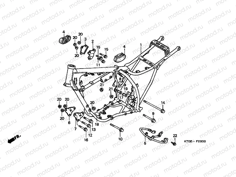 F-23 FRAME HOUSING