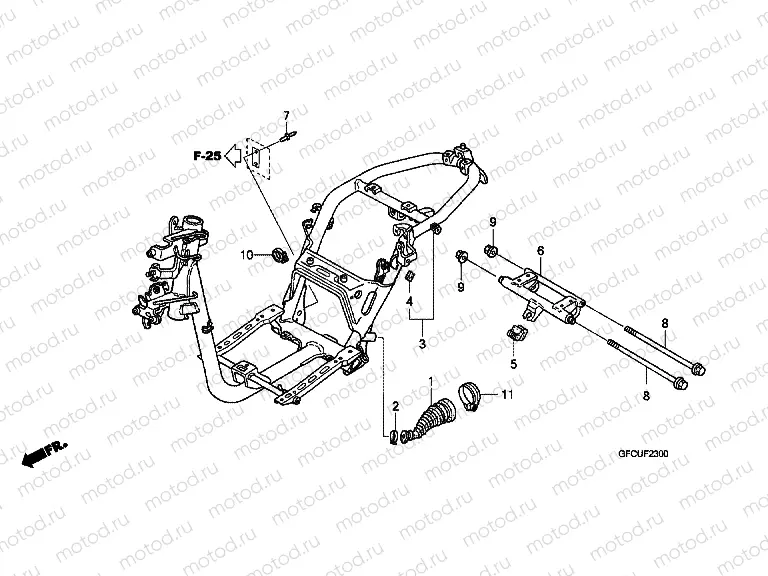 F-23 FRAME HOUSING