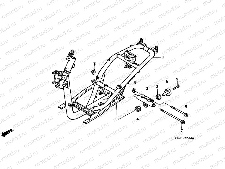 F-23 FRAME HOUSING