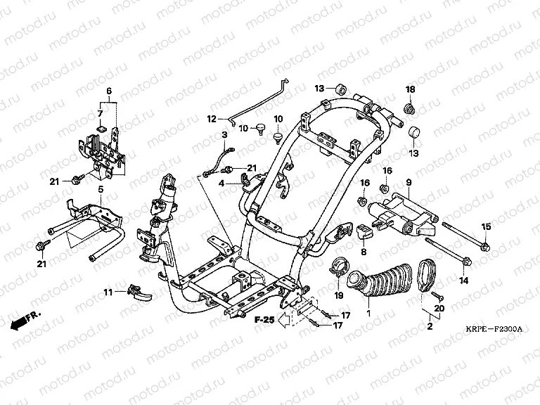 F-23 FRAME HOUSING