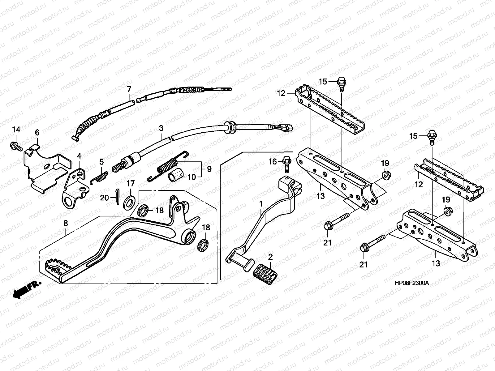 F-23 PEDAL/STEP