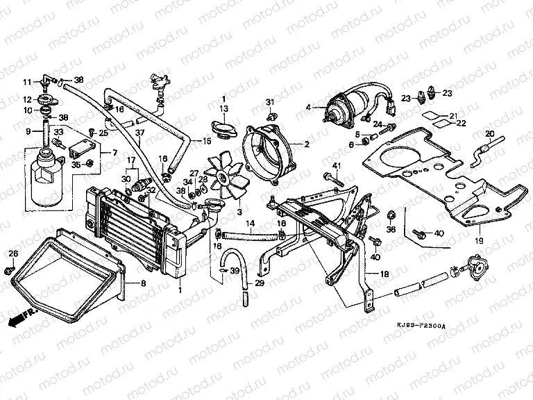 F-23 RADIATOR (CH125E / G)