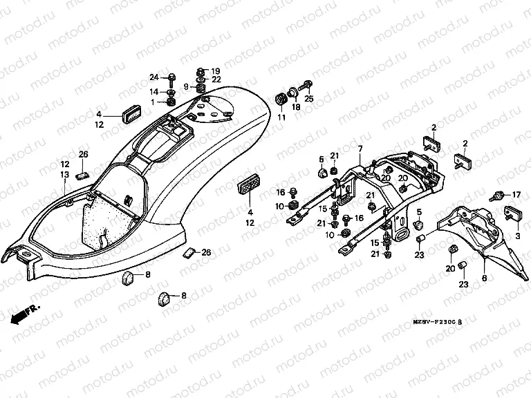 F-23 REAR FENDER (1)
