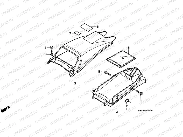 F-23 REAR FENDER