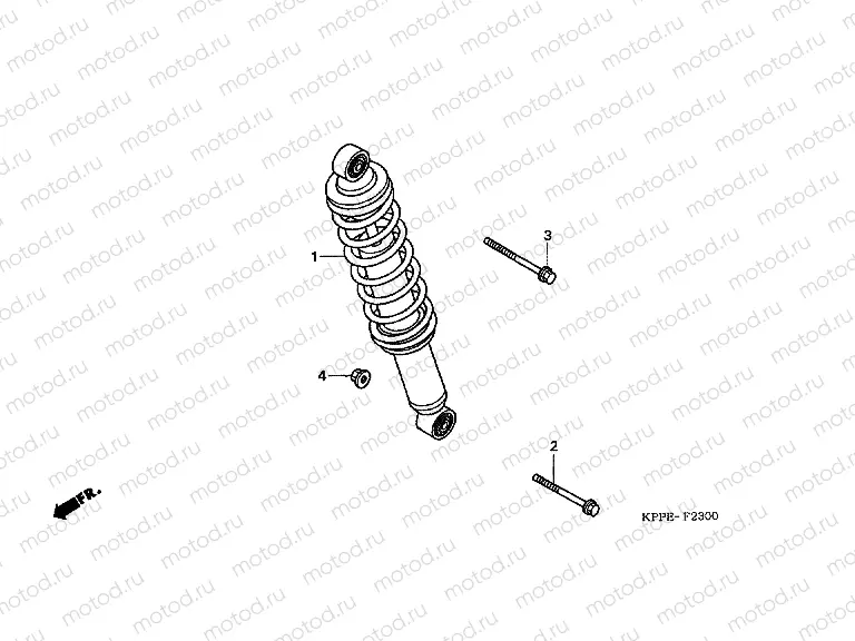F-23 REAR SHOCK ABSORBER
