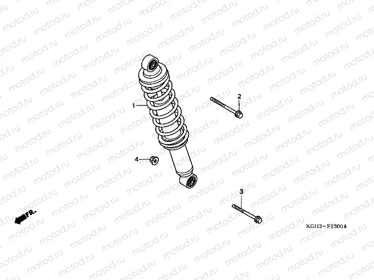 F-23 REAR SHOCK ABSORBER