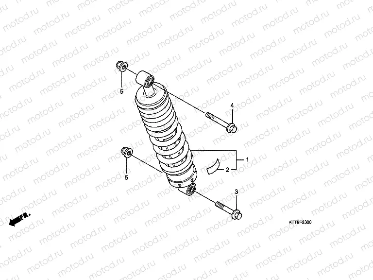 F-23 REAR SHOCK ABSORBER