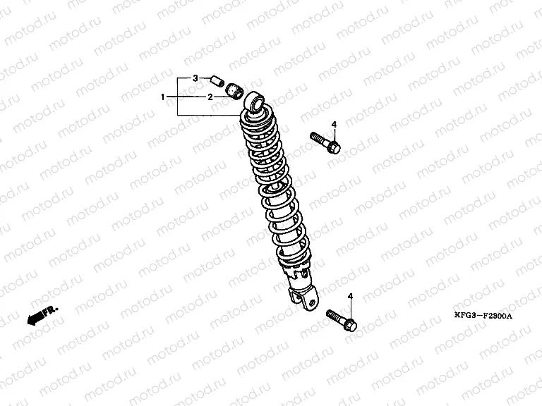 F-23 REAR SHOCK ABSORBER