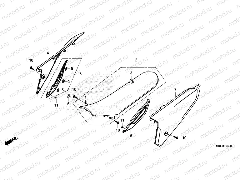 F-23 SEAT & SIDE COVER